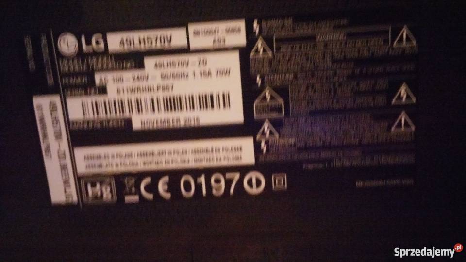 LG smart tv 49 uszkodzona matryca 49lh570v Kompozyt Krynice