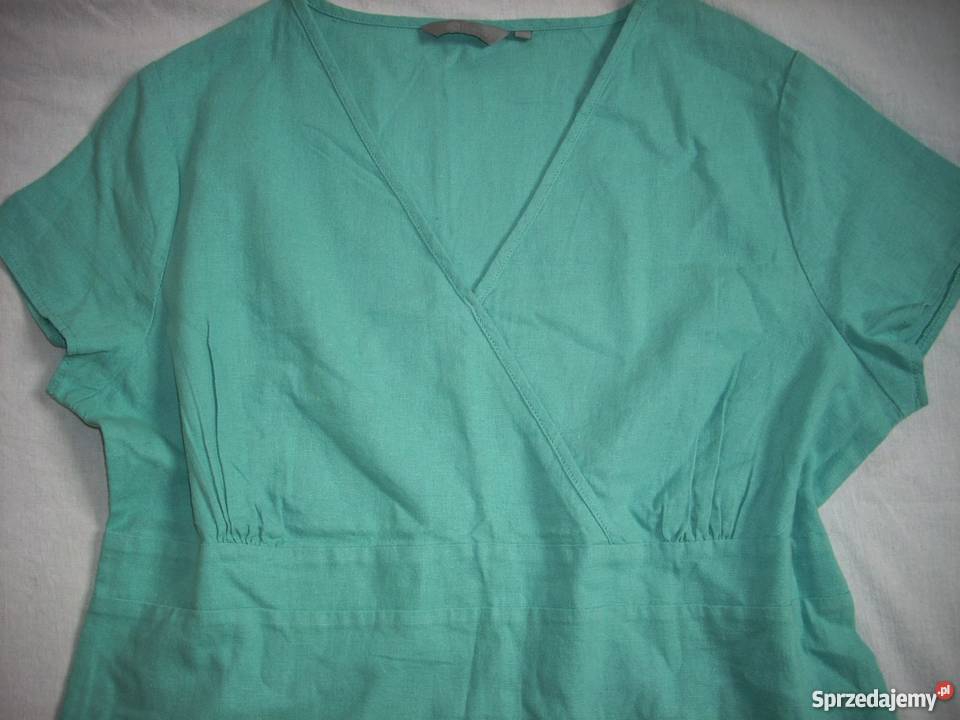 Mia Moda Lniana Bluzka Haft 44 Nowy Sącz