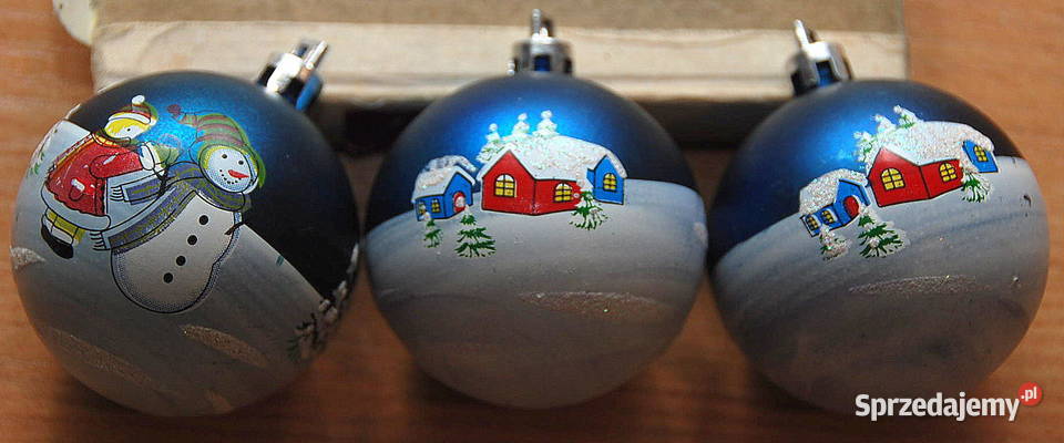 Bombki Boże Narodzenie ozdoba choinkowa 6 mazowieckie Warszawa sprzedam