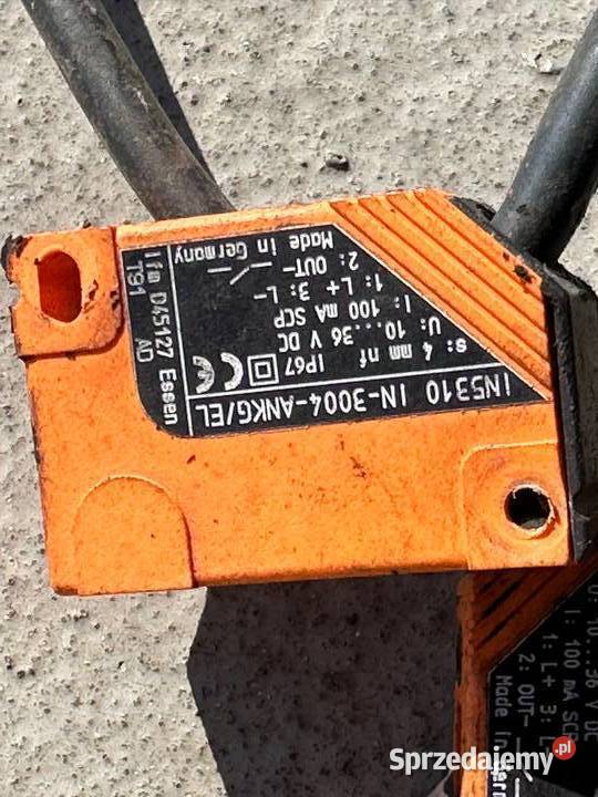 Czujnik indukcyjny IN5310 IN3004ANKGEL 4MM Części maszyn i innych pojazdów Antonie