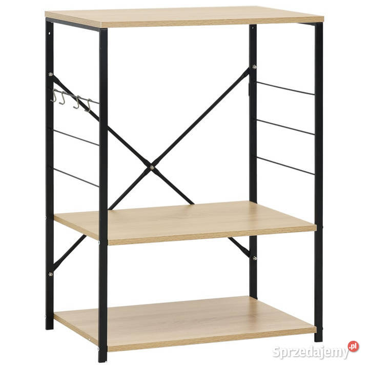 Szafka na mikrofalówkę czarnodębowa 60x396x795 Pozostałe