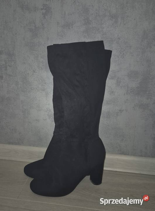 Kozaki damskie na obcasie 36 inna Łódź sprzedam
