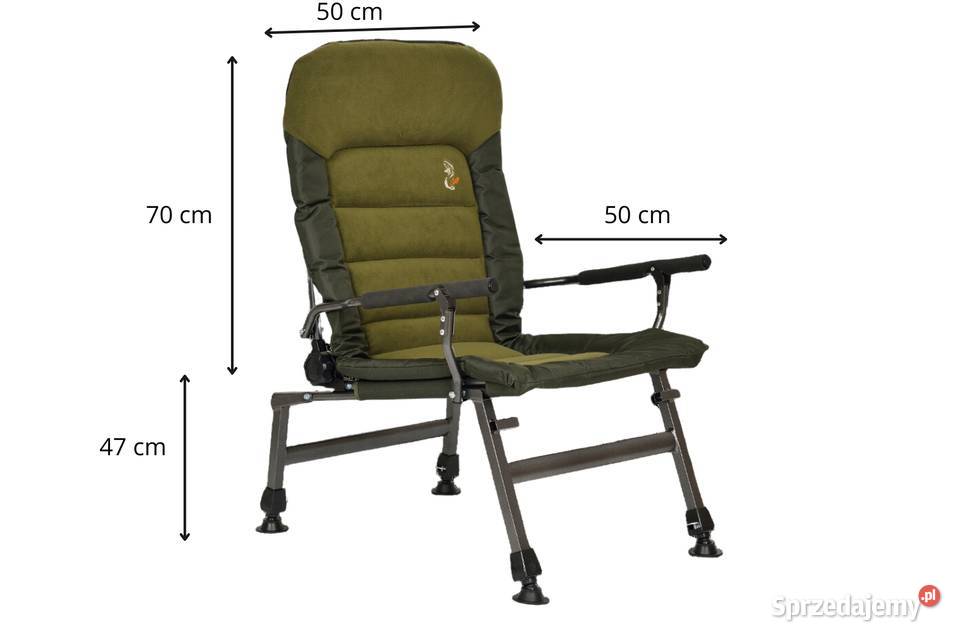 Fotel składany FK6 wędkarski z regulacją nóżek Warszawa