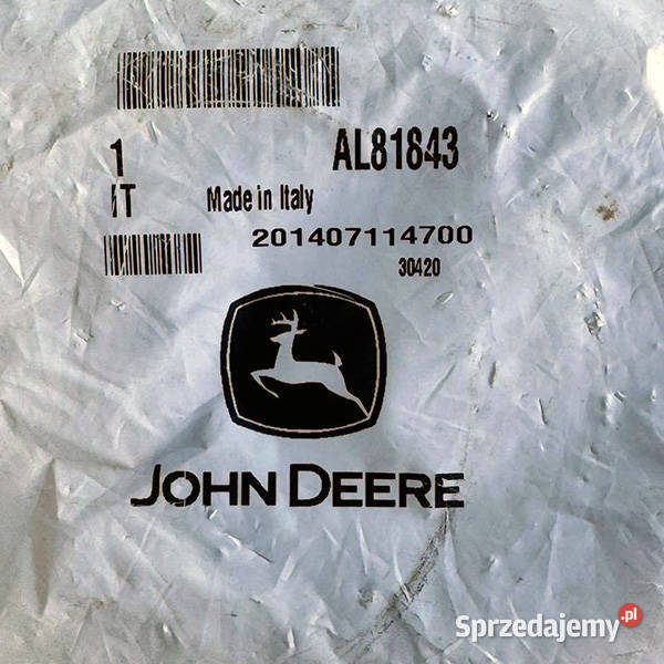 AL81843 Wewnętrzna uszczelka olejowa John Deere