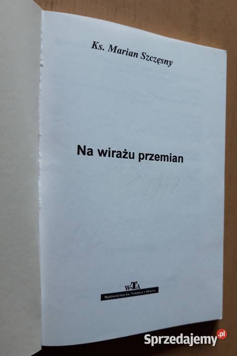 Na wirażu przemian ks Marian Szczęsny