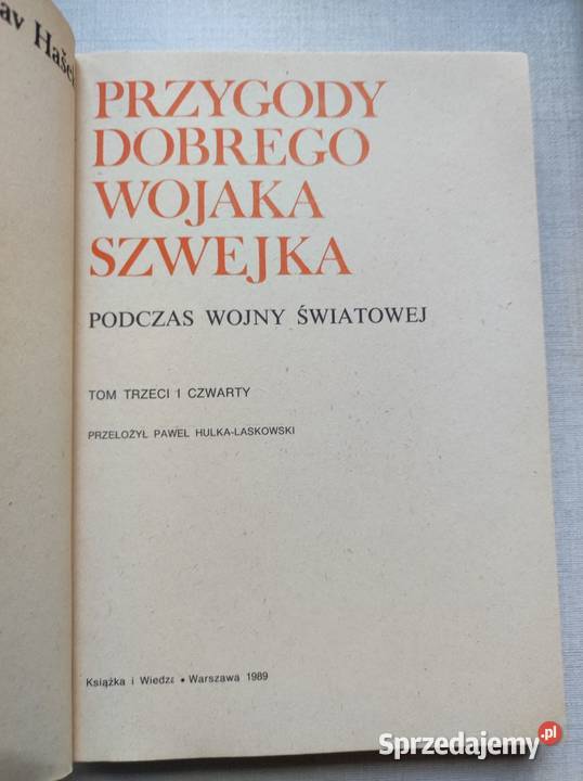 Przygody dobrego wojaka Szwejka Jaroslav Haek Kielce