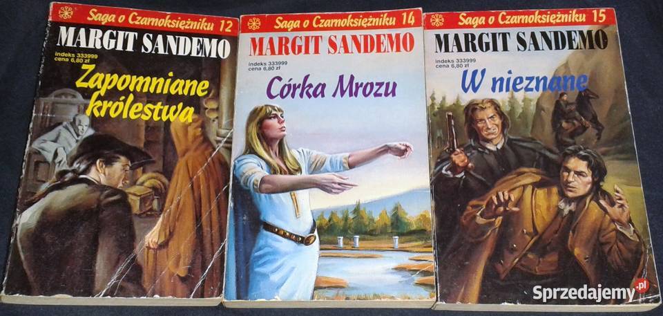 Saga o Czarnoksiężniku 7 części Margit Sandemo