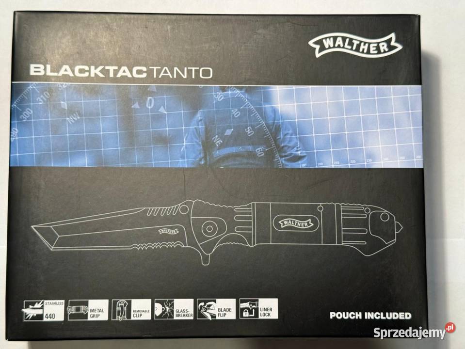 Nóż składany Walther BlactacTanto Kraków