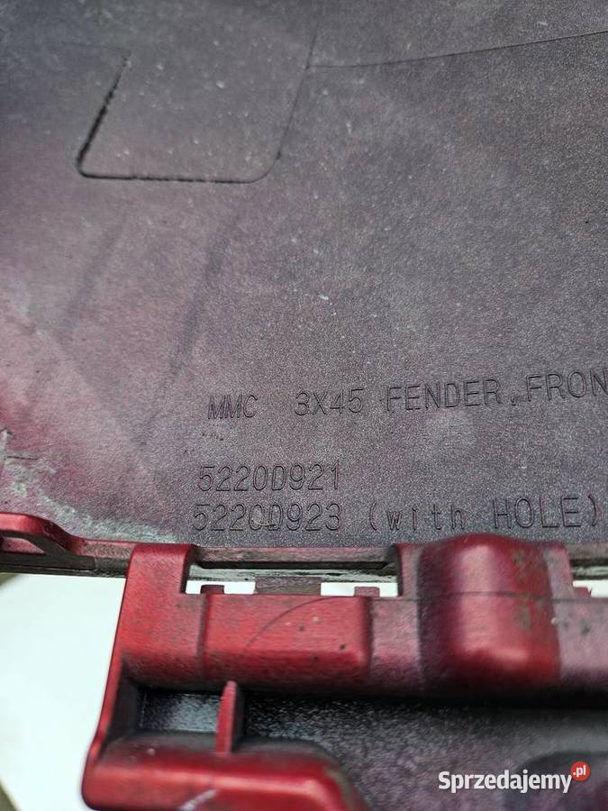 MITSUBISHI ASX 1019 BŁOTNIK LEWY PRZÓD PRZEDNI Międzychód
