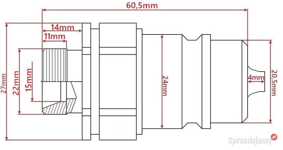 Szybkozłącze Hydrauliczne Złącze EURO Wtyczka kujawsko-pomorskie Solec Kujawski