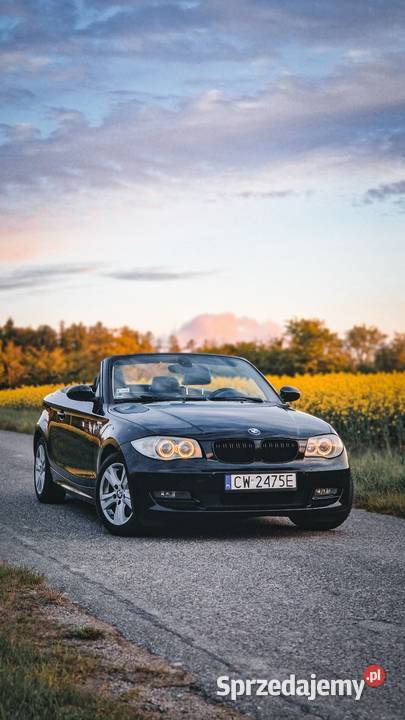 BMW 1 Automat Cabrio 2009r Skóry Xenon Windshot Wejherowo sprzedam