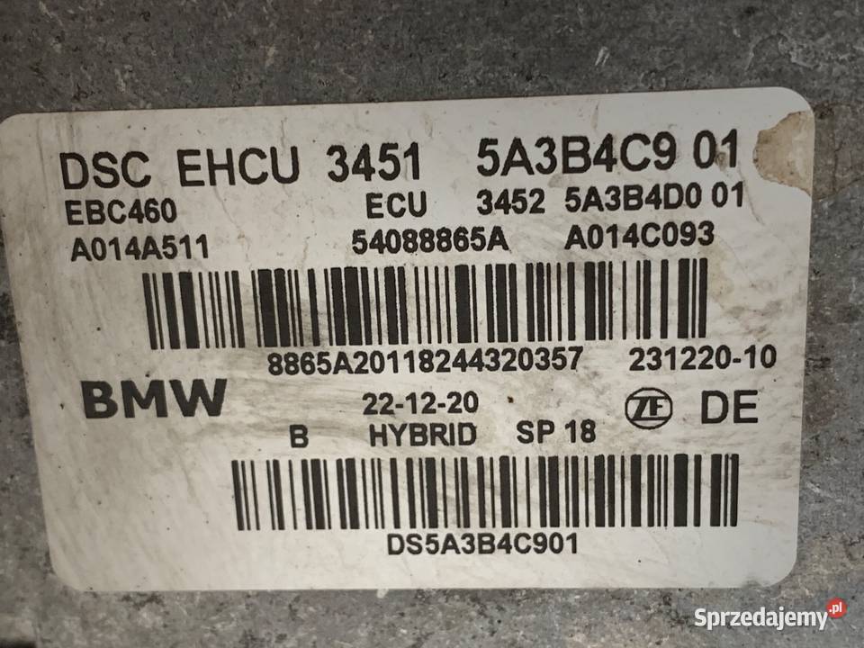 POMPA ABS BMW G30 5A3B4C9 20 150