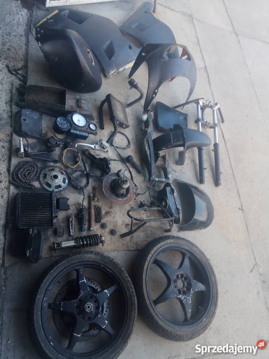 Części aprilia rs 50 plastiki tarcze amortyzator Łapanów