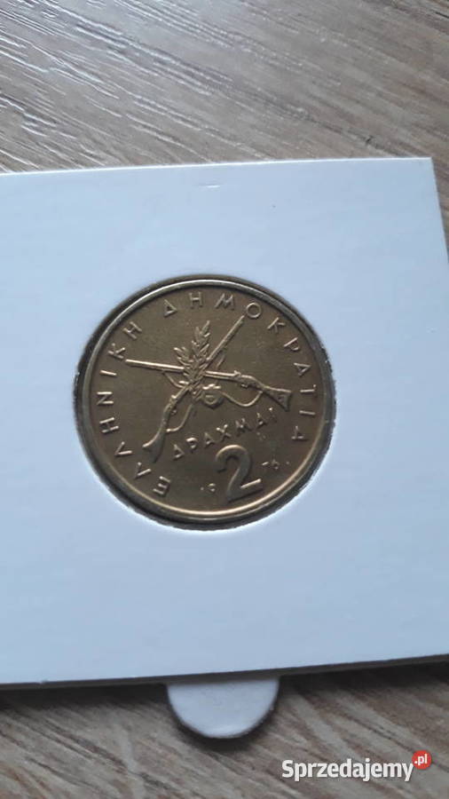2 Drachmy Grecja 1976 r1978 r1986 r Numizmatyka Konin