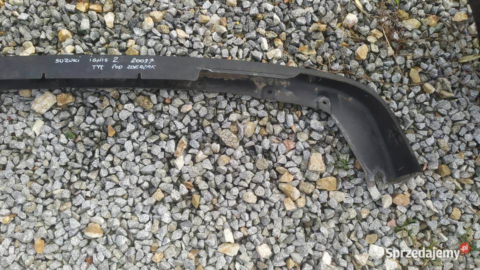 suzuki ignis II dokłądka listwa spoiler zderzak Byków