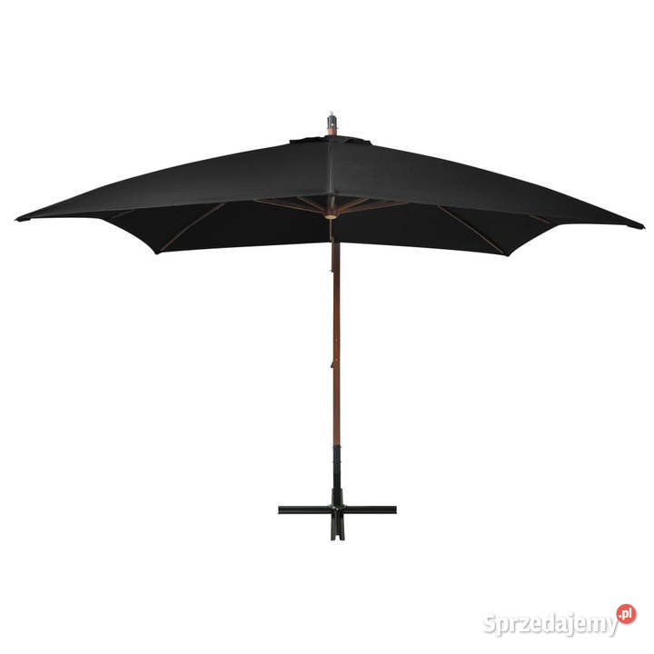 Parasol ogrodowy wiszący na jodłowym słupku Warszawa