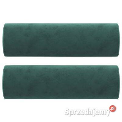 vidaXL Poduszki ozdobne 2 ciemnozielone 15x50 mazowieckie Warszawa sprzedam