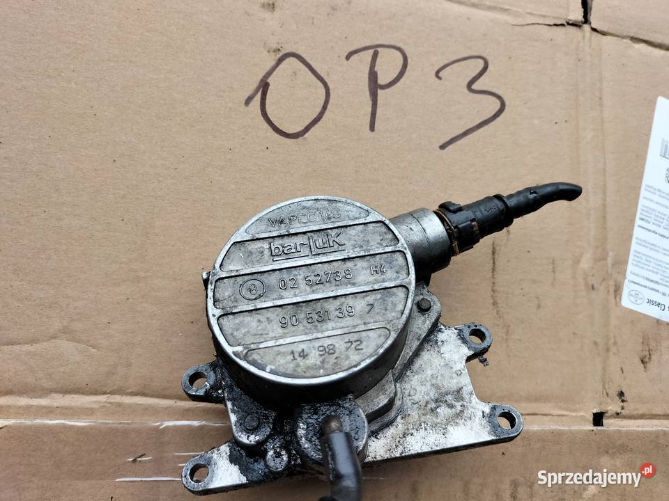 pompa podciśnienia OPEL ASTRA G ZAFIRA A 20 DTI