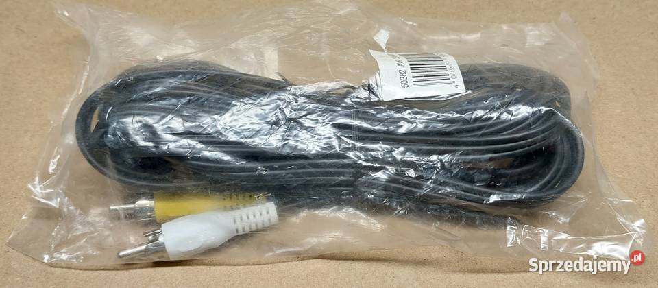 KABEL PODŁĄCZENIOWY AUDIO VIDEO 3X RCA NA 3X RCA Mielęcin sprzedam