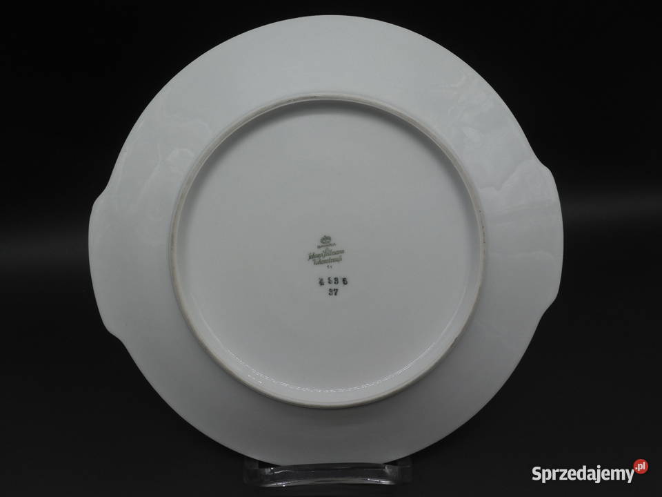 Patera talerz do ciasta JOHANN SELTMANN BAVARIA Porcelana i szkło wielkopolskie Raszków