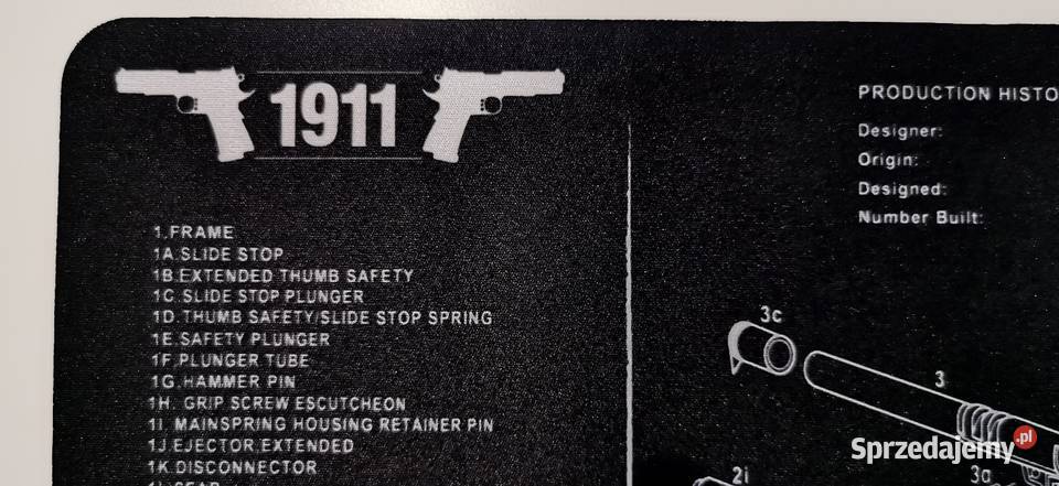 Mata do czyszczenia broni motyw Glock Beretta Warszawa
