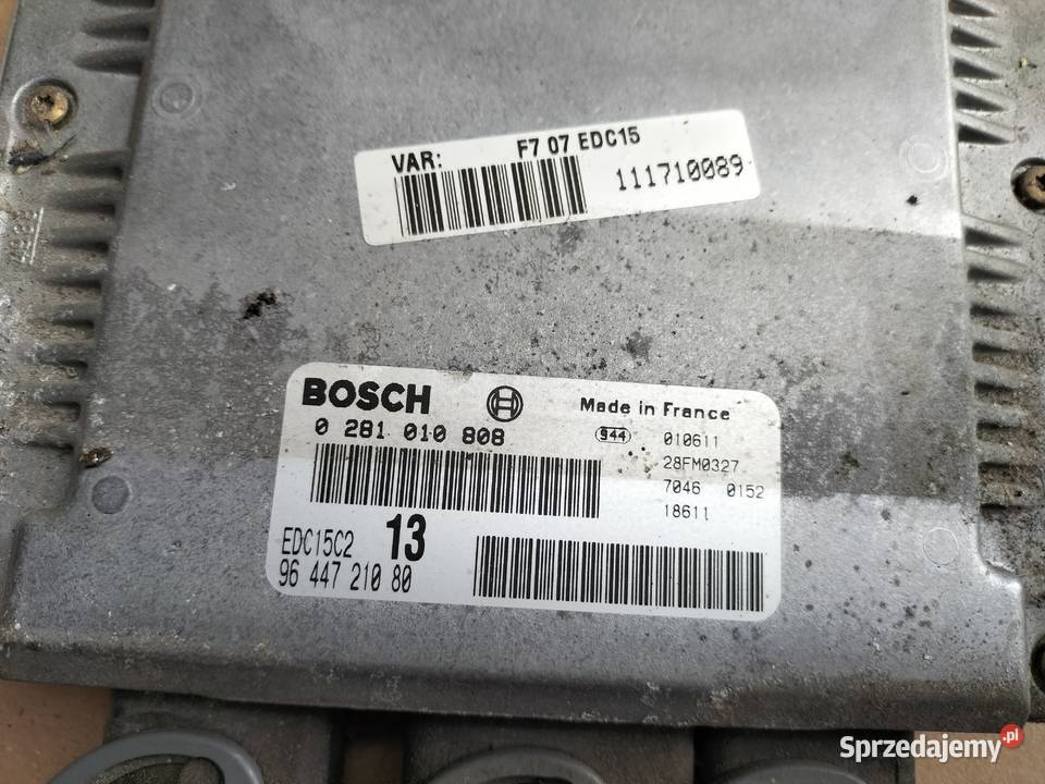 CITROEN C5 1 MK1 0281010808 9644721080 MODUŁ Pozostałe Kamień-Kolonia