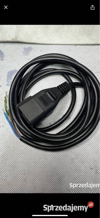 Kabel żeński AC IEC nowy dł 2 m śląskie Gliwice sprzedam