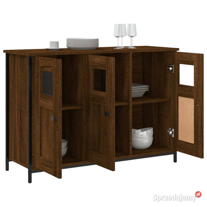 Szafka brązowy dąb 100x35x70 materiał Warszawa