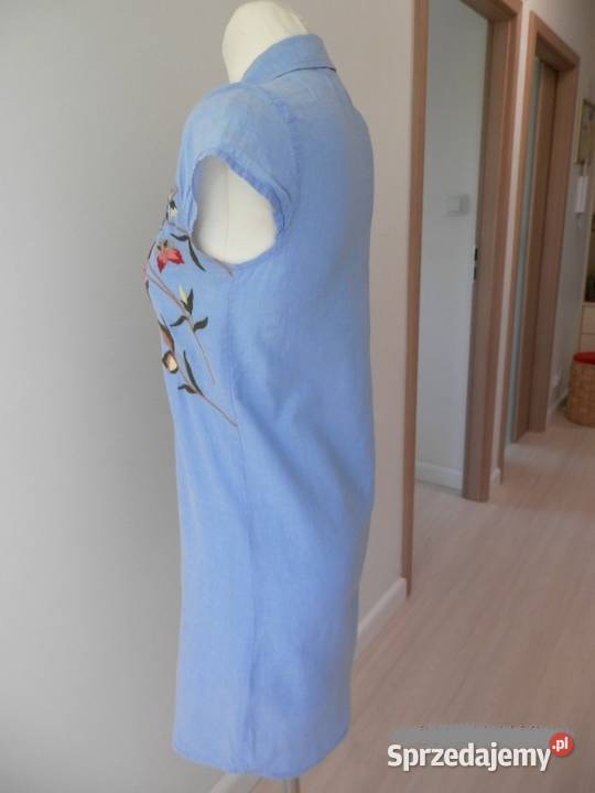 Sukienka Koszulowa Szmizjerka Rozpinana kolorowy Spódnice i sukienki Łomża