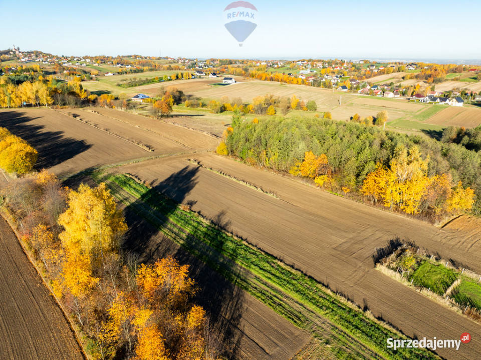 Budowlana działka w Trąbkach Biskupice Trąbki sprzedam