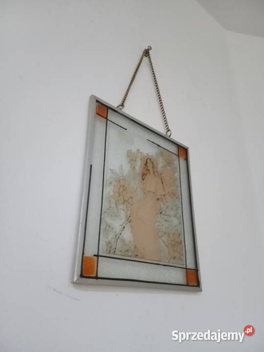 Stary witraż szklany warmińsko-mazurskie