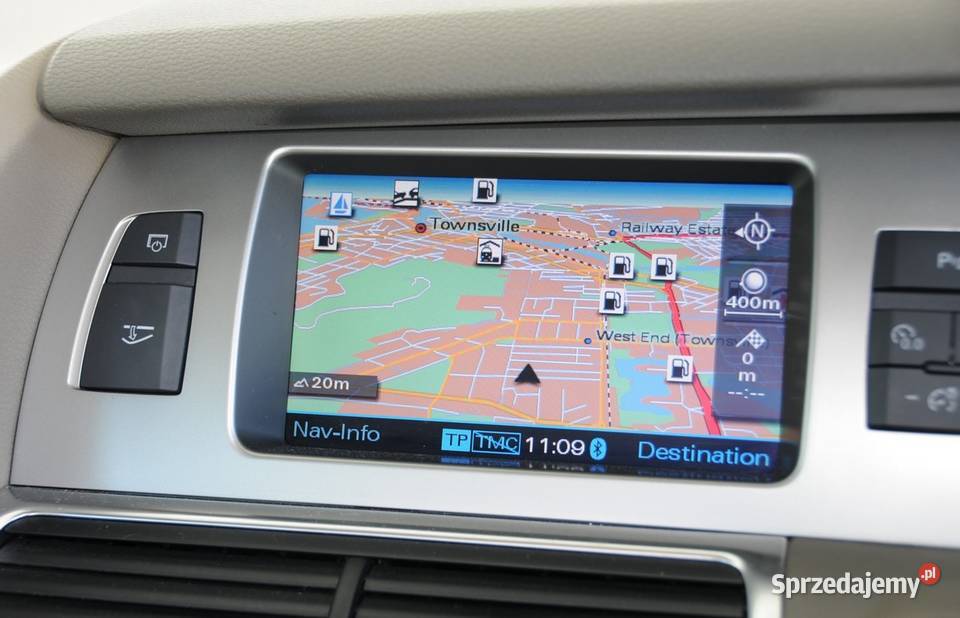 Polskie menu systemu nawigacji Audi MMI 2G A4 A5 Aleksandrów Łódzki