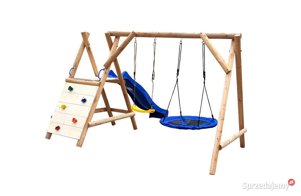 Plac Zabaw do Ogrodu MIKI Ścianka Ślizg Drewno  sprzedam