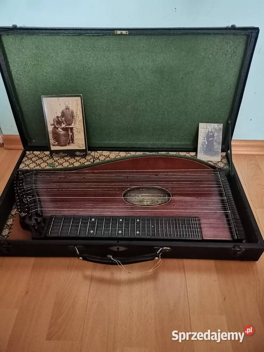 Przedwojenna Cytra kompletny zestaw ART DECO Kraków
