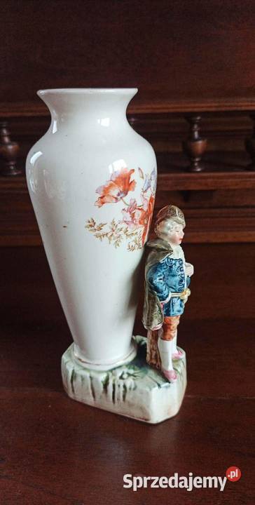 Wazon z figurką Syg numer wycisk w masie Figurka Gdańsk