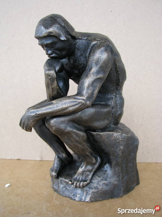 Filozof myśliciel figura z żeliwa prestiż Kraków