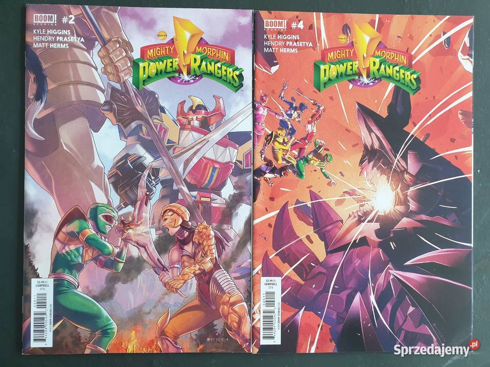 Power Rangers kolekcja 18 komiksów USA Amerykańskie Gdynia sprzedam