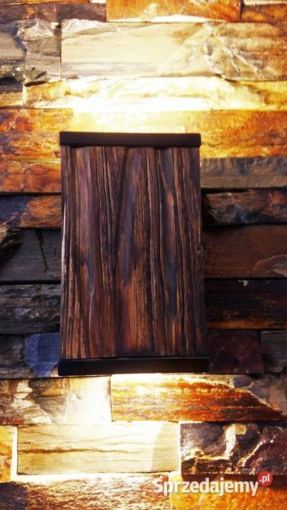 Lampa wisząca BELKA drewniana