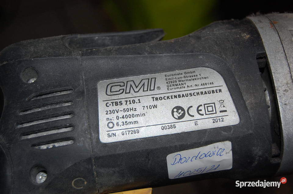 WKRĘTARKA Sieciowa CMI CTBS 7101 sprzedam