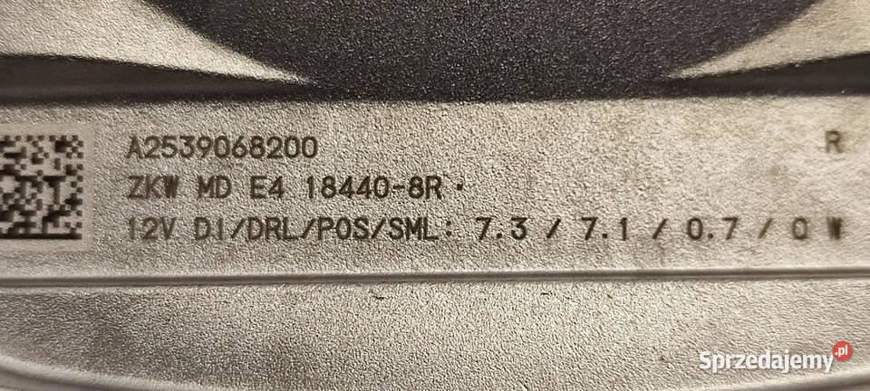 MERCEDES GLC W253 X253 MODUŁ LAMPY LED JEŻ