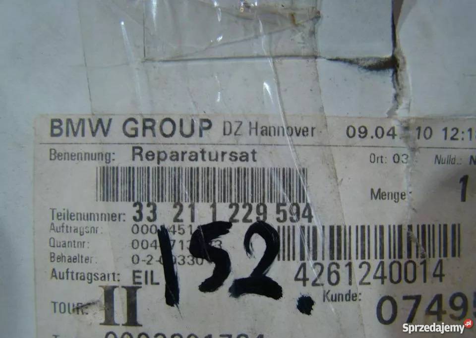 BMW 3 E46 Z4 E85 FILTR POWIETRZA NOWY ORYGINAŁ powietrza Nowy Tomyśl