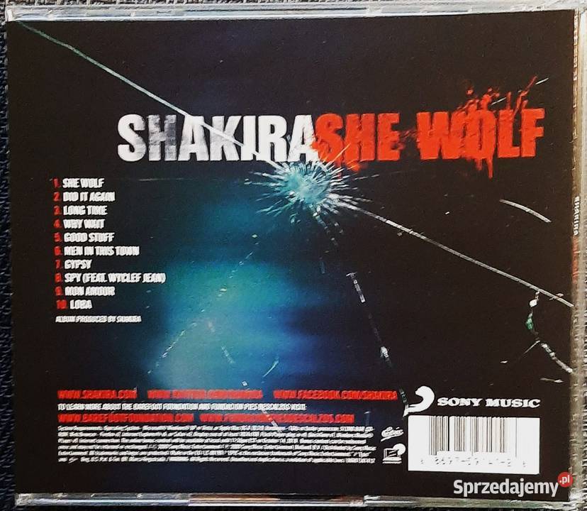 Super Album Cd SHAKIRA Album She Wolf Cd 1 płyta śląskie Katowice