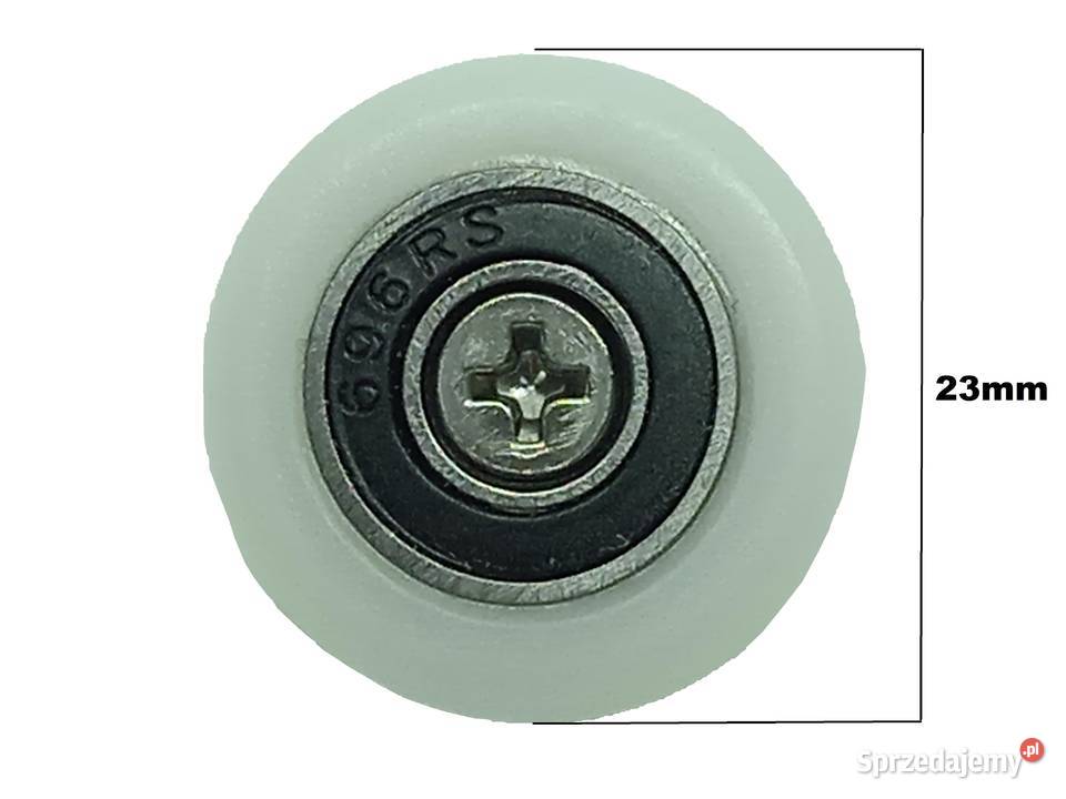 Kółko do rolki kabiny prysznicowej 23 mm 696RS biały Katowice