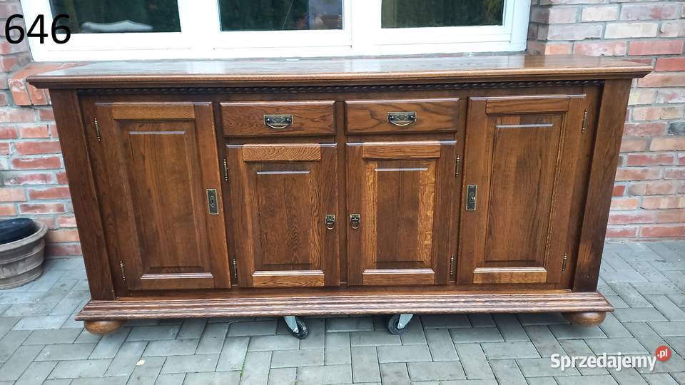 Komoda dębowa RTV Szafka pod telewizor Do Meble Gawroniec