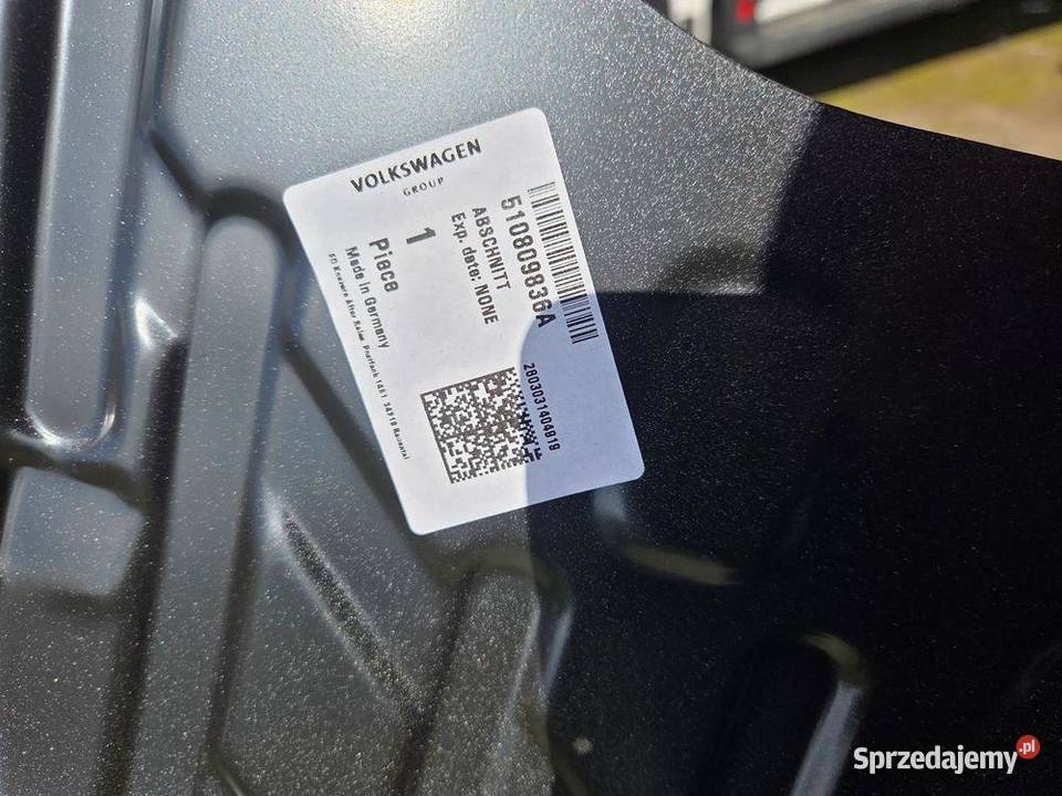Próg słupek B prawy rama drzwi VW Golf Sportsvan osobowe