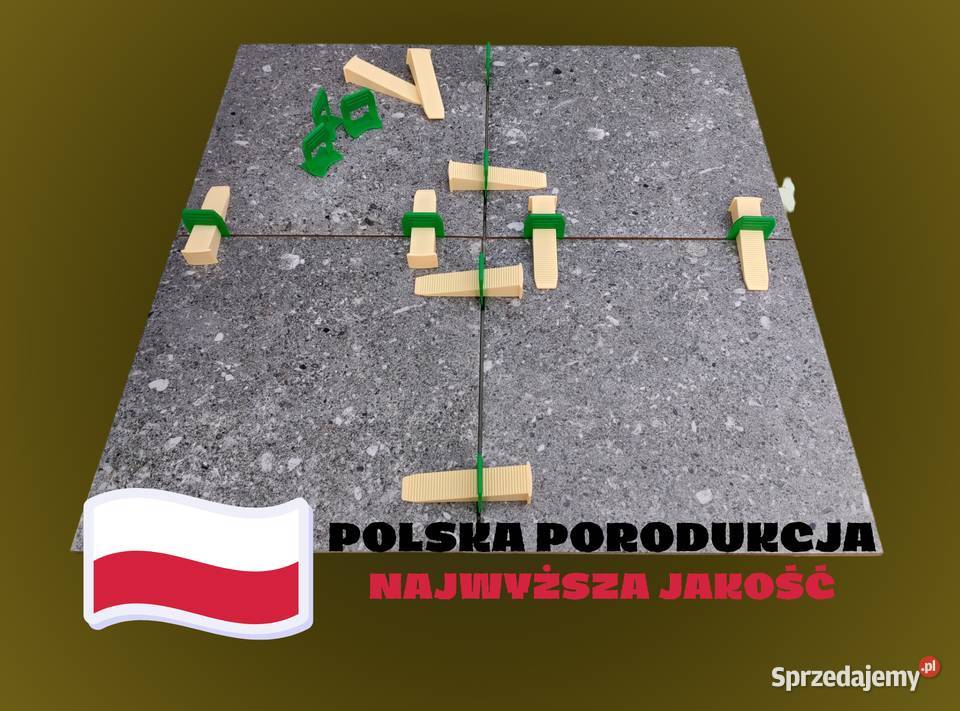 SYSTEM POZIOMOWANIA fuga 2mm HURT 5000 elementów Katowice
