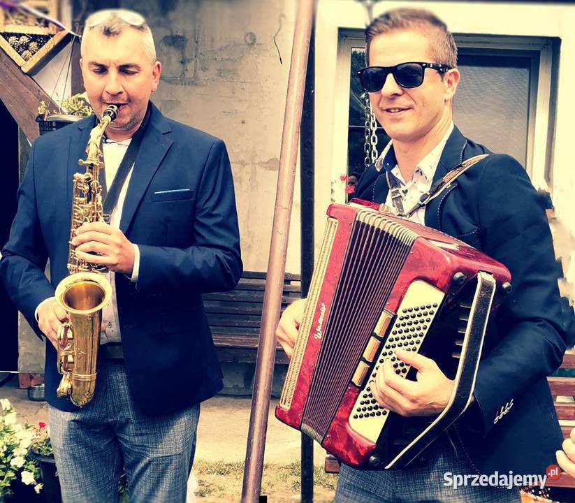 Wokalista i akordeonista z saksofonistą na każdą Usługi Białystok