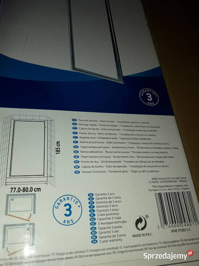 NOWE drzwi prysznicowe Jaszów