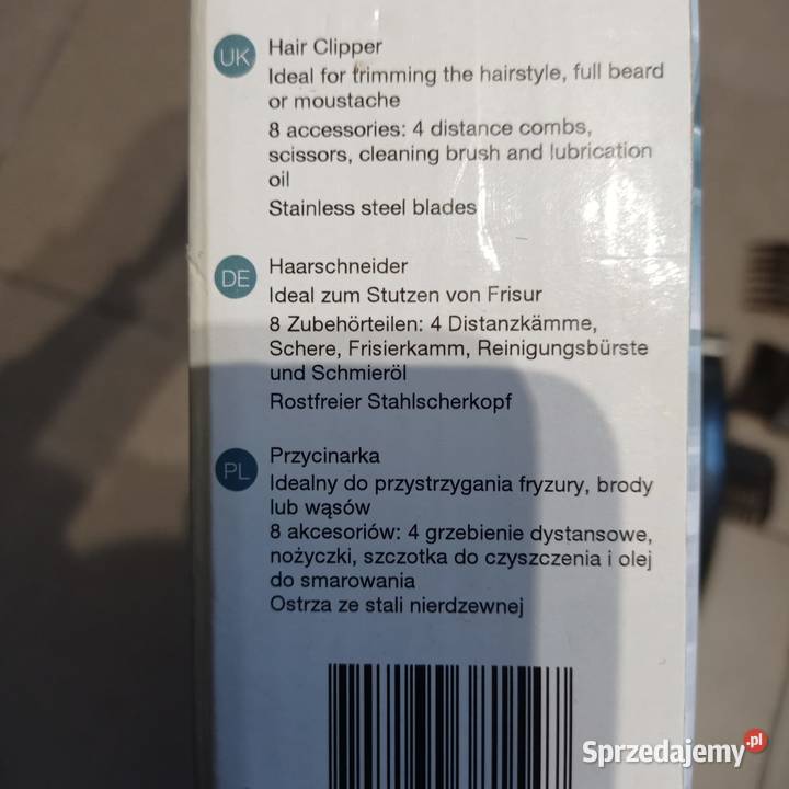 Maszynka do strzyżenia golenia włosów brody zachodniopomorskie Kamień Pomorski