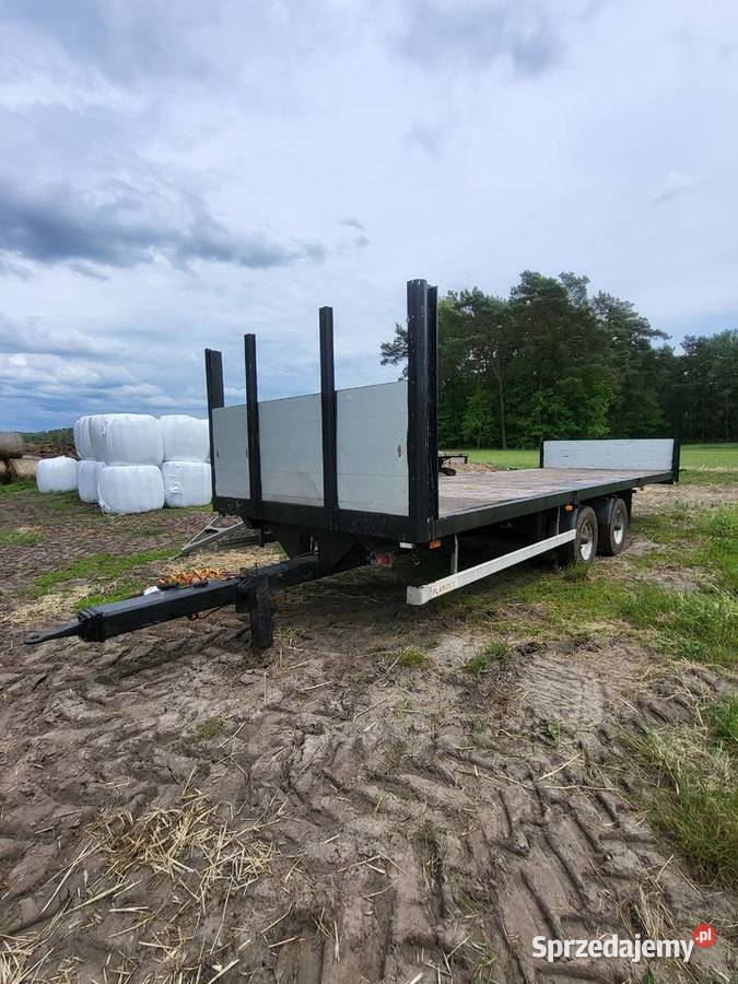 Przyczepa laweta do balotów 8ton ładowności Promnik
